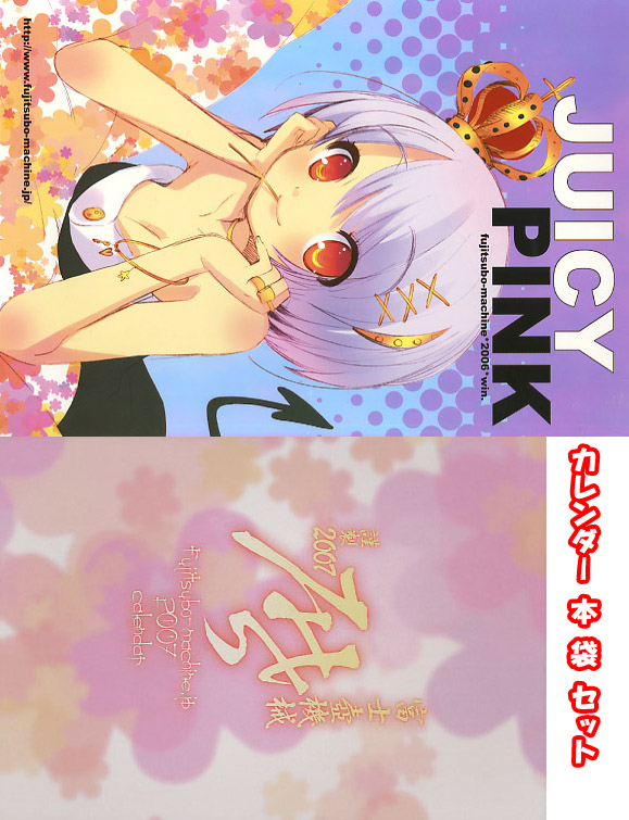 ・3点セット ( 袋 + カレンダー + 『JUICY PINK』 )