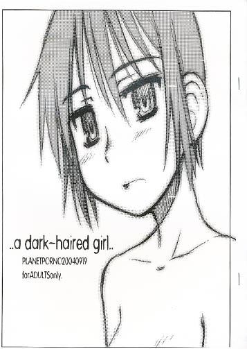 a dark-haired girl