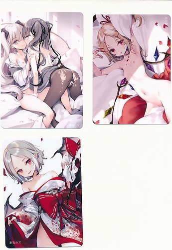 C107　フルカラーステッカー3種セット