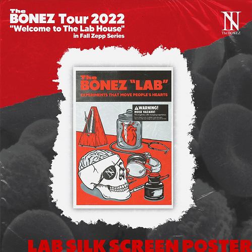 The BONEZ　Lab Silk Screen Poster Limited 150