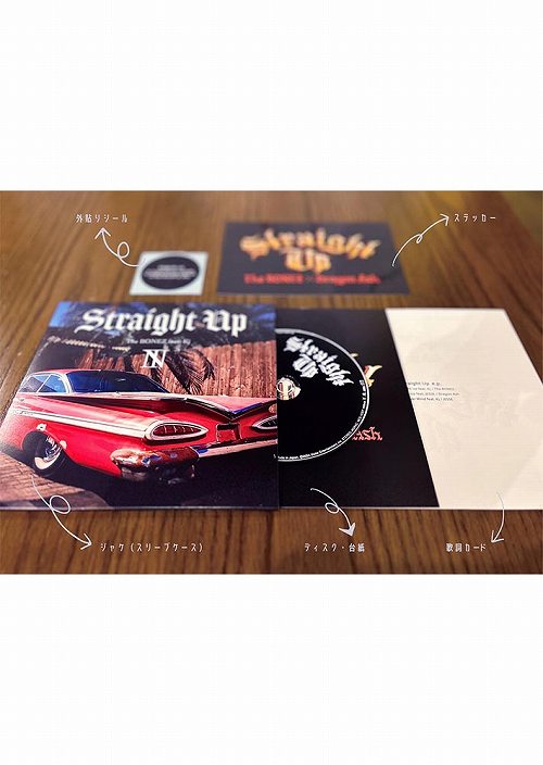 The BONEZ x Dragon Ash Straight Up e.p. ネイビー色バンダナ付