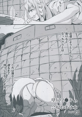 C107会場おまけ本　壁尻フ●キ原作