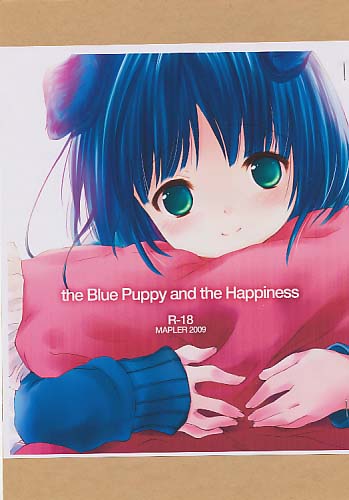 the Blue Puppy and the happiness