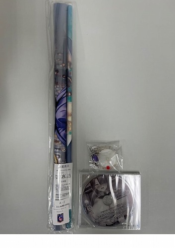 C106・3点セット(ギルティア B2タペストリー(Wスエード) + ドラマCD + 卵子入り母乳キーホルダー）