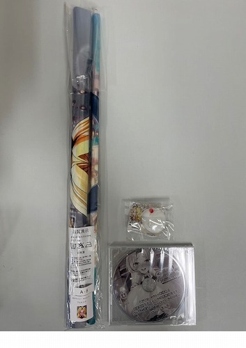 C106・3点セット(フェルシア B2タペストリー(Wスエード) + ドラマCD + 卵子入り母乳キーホルダー）