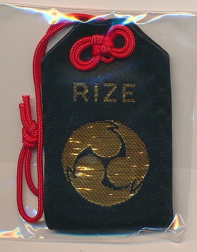 RIZE　TOUR　2024　SOLU　お守り　ゴールド