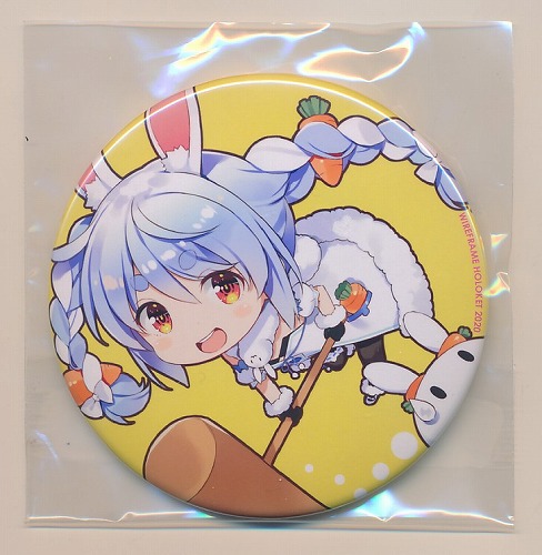 ホロライブ 兎田ぺこら　缶バッジ