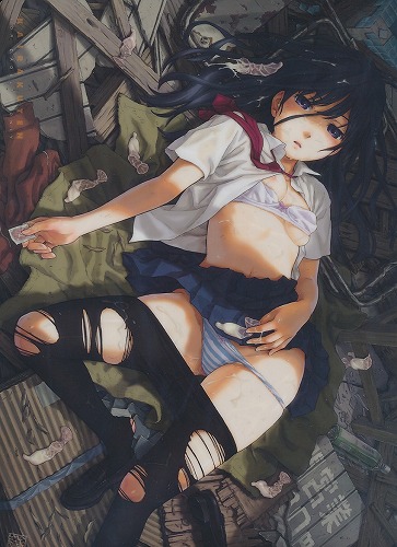 鳴子ハナハルイラスト(制服ver.) A4クリアファイル コミック快楽天200号 先着購入特典